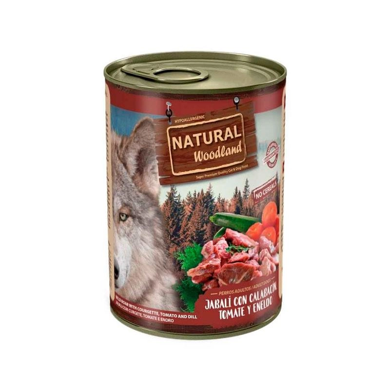 Natural Woodland Jabali con calabacin tomate y eneldo