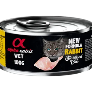 ALIMENTO HÚMEDO DE CONEJO GATOS ESTERILIZADOS